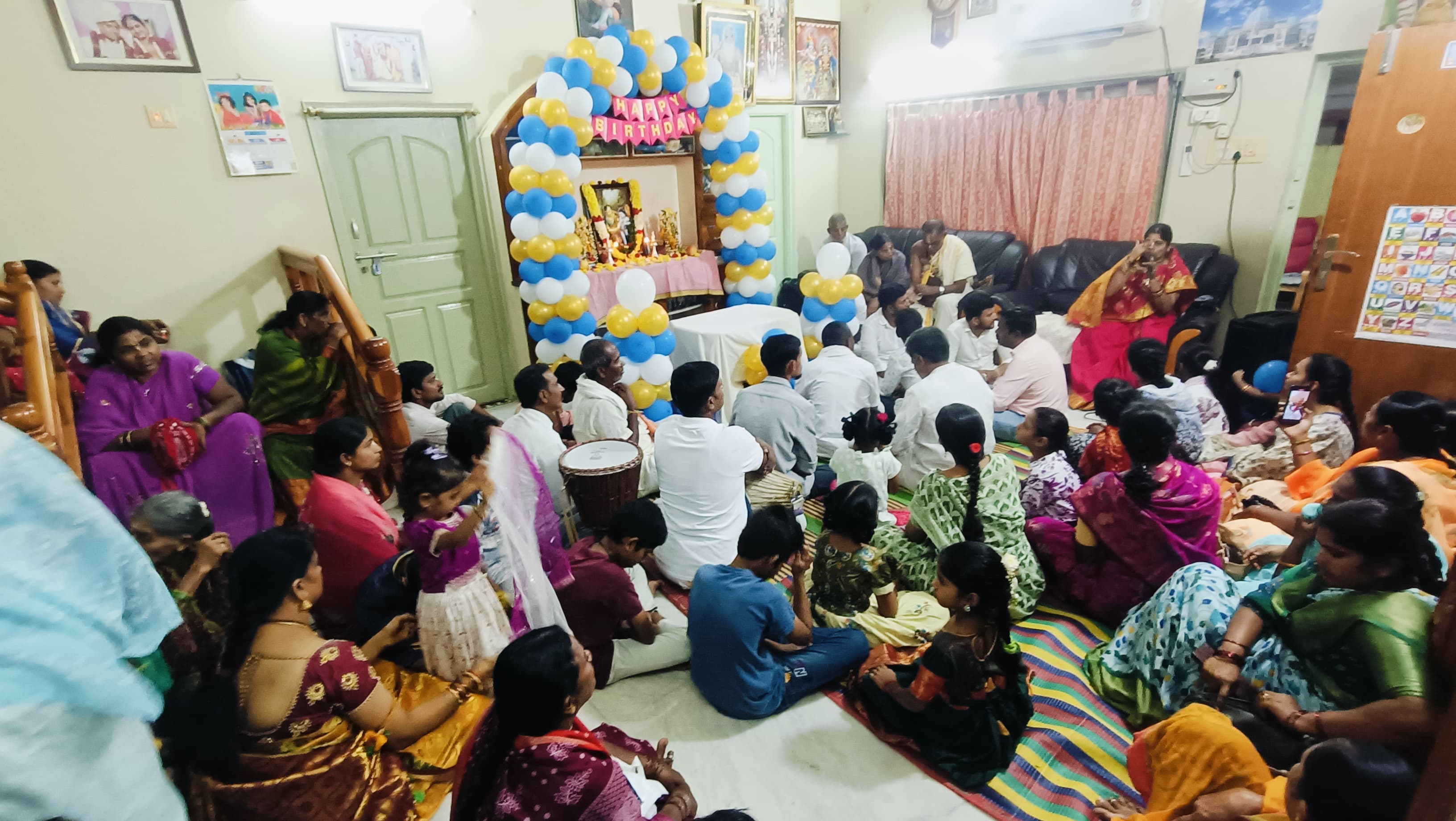 Festival deity decoration at ISKCON Rajampet